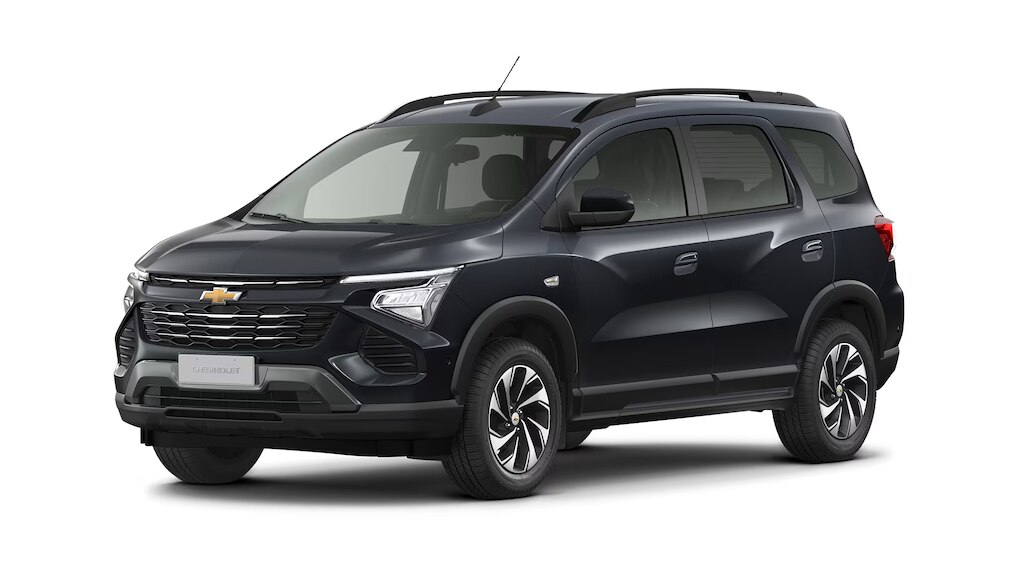 Chevrolet Spin Premier na cor Cinza Rush