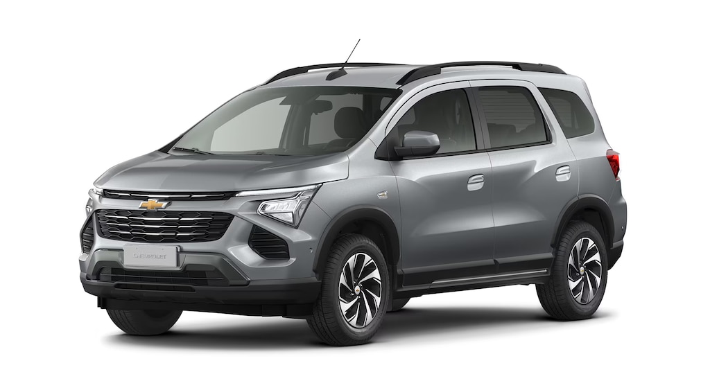 Chevrolet Spin Premier na cor Prata Shark